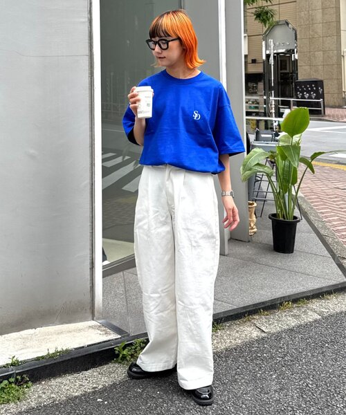 SEADAM（シーダム）の「【SEADAM】〈UNISEX〉バックロゴプリントTEE（Tシャツ/カットソー・レディース・ブラック/ブルー/ホワイト/ブラウン・MEDIUM/LARGE/X-LARGE/XX-LARGE）」の14枚目の写真