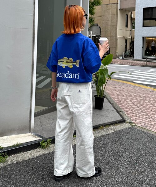 SEADAM（シーダム）の「【SEADAM】〈UNISEX〉バックロゴプリントTEE（Tシャツ/カットソー・レディース・ブラック/ブルー/ホワイト/ブラウン・MEDIUM/LARGE/X-LARGE/XX-LARGE）」の15枚目の写真