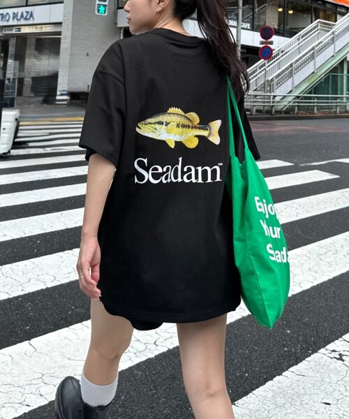 SEADAM（シーダム）の「【SEADAM】〈UNISEX〉バックロゴプリントTEE（Tシャツ/カットソー・レディース・ブラック/ブルー/ホワイト/ブラウン・MEDIUM/LARGE/X-LARGE/XX-LARGE）」の16枚目の写真