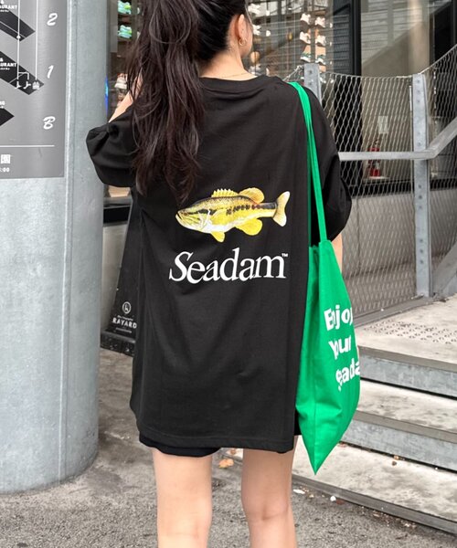 SEADAM（シーダム）の「【SEADAM】〈UNISEX〉バックロゴプリントTEE（Tシャツ/カットソー・レディース・ブラック/ブルー/ホワイト/ブラウン・MEDIUM/LARGE/X-LARGE/XX-LARGE）」の19枚目の写真
