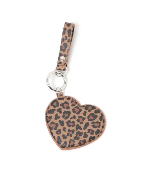 LOWRYS FARM（ローリーズファーム）の「ハートミラーチャーム　496984（キーホルダー・レディース・ブラウン/アイボリー・FREE）」の6枚目の写真