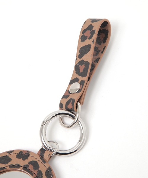 LOWRYS FARM（ローリーズファーム）の「ハートミラーチャーム　496984（キーホルダー・レディース・ブラウン/アイボリー・FREE）」の7枚目の写真