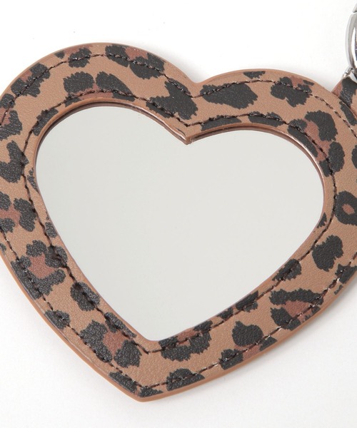 LOWRYS FARM（ローリーズファーム）の「ハートミラーチャーム　496984（キーホルダー・レディース・ブラウン/アイボリー・FREE）」の8枚目の写真