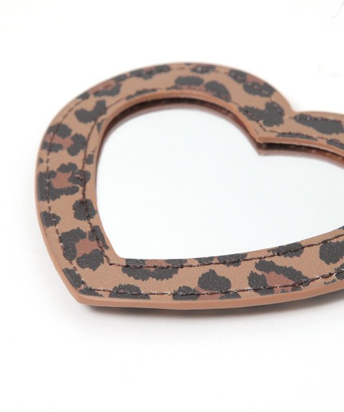 LOWRYS FARM（ローリーズファーム）の「ハートミラーチャーム　496984（キーホルダー・レディース・ブラウン/アイボリー・FREE）」の9枚目の写真