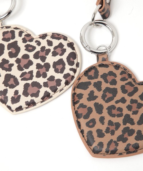 LOWRYS FARM（ローリーズファーム）の「ハートミラーチャーム　496984（キーホルダー・レディース・ブラウン/アイボリー・FREE）」の13枚目の写真