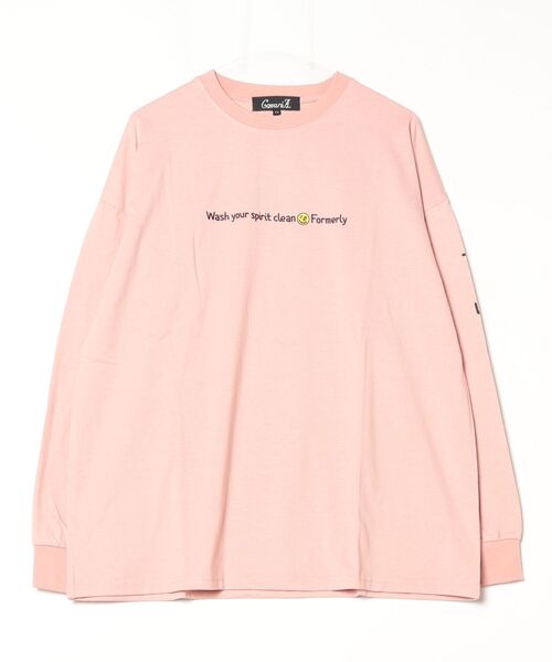 INNOCENT（イノセント）の「『天竺　プリントTシャツ（Tシャツ/カットソー・メンズ・ピンク/ブラック/ベージュ/ホワイト・LARGE/MEDIUM）」の4枚目の写真