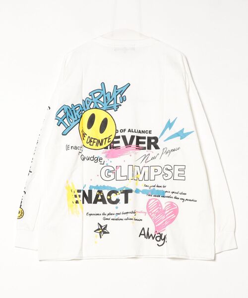 INNOCENT（イノセント）の「『天竺　プリントTシャツ（Tシャツ/カットソー・メンズ・ピンク/ブラック/ベージュ/ホワイト・LARGE/MEDIUM）」の7枚目の写真