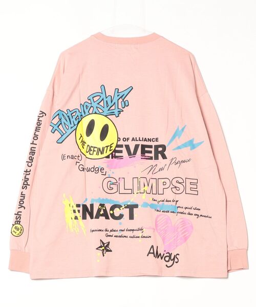 INNOCENT（イノセント）の「『天竺　プリントTシャツ（Tシャツ/カットソー・メンズ・ピンク/ブラック/ベージュ/ホワイト・LARGE/MEDIUM）」の8枚目の写真