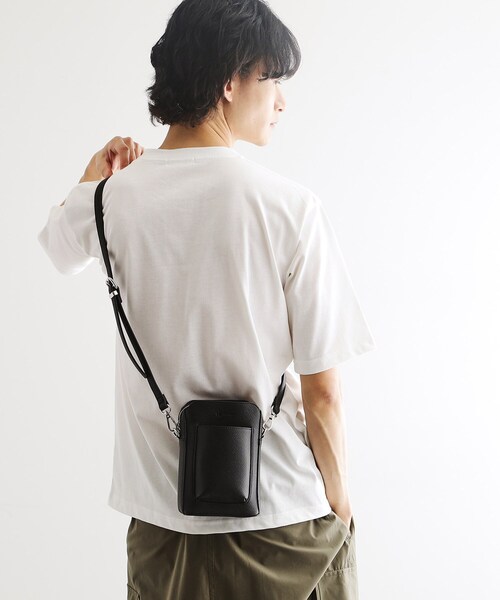 tk.TAKEO KIKUCHI(ティーケータケオキクチ)の「ポケットミニショルダー(ショルダーバッグ・メンズ・ブラック/ブラック系5/ブラック系・00)」の6枚目の写真