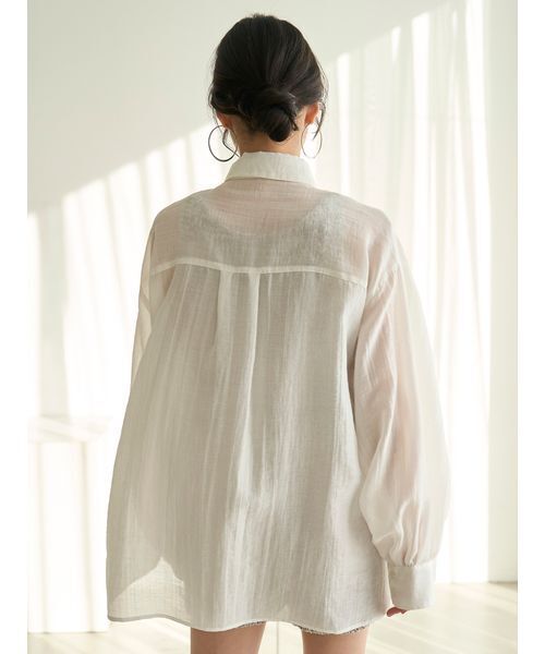 セール】シアーシャツ（シャツ/ブラウス）｜SNIDEL（スナイデル）の