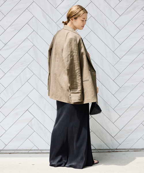 ドゥーズィエムクラス テーラードジャケット リネン 100% スーツ 日本製　麻 Linen Essential ジャケット（テーラードジャケット）｜Deuxieme