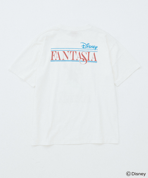MICKEY MOUSE（ミッキーマウス）の「MICKEY MOUSE / ミッキー マウス 別注 ファンタジア “蓄光” プリント T（Tシャツ/カットソー・メンズ・ブラックミックス/ネイビー/コバルトブルー/ホワイト/ブラック系その他/チャコールグレー/ブラック・SMALL/MEDIUM/LARGE）」の11枚目の写真