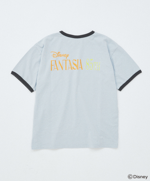 MICKEY MOUSE（ミッキーマウス）の「MICKEY MOUSE / ミッキー マウス 別注 ファンタジア “蓄光” プリント T（Tシャツ/カットソー・メンズ・ブラックミックス/ネイビー/コバルトブルー/ホワイト/ブラック系その他/チャコールグレー/ブラック・SMALL/MEDIUM/LARGE）」の13枚目の写真