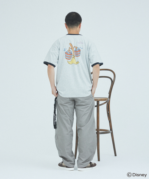 MICKEY MOUSE（ミッキーマウス）の「MICKEY MOUSE / ミッキー マウス 別注 ファンタジア “蓄光” プリント T（Tシャツ/カットソー・メンズ・ブラックミックス/ネイビー/コバルトブルー/ホワイト/ブラック系その他/チャコールグレー/ブラック・SMALL/MEDIUM/LARGE）」の21枚目の写真