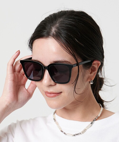 ADSR ブラック サングラス　LUDO02 A.D.S.R. | 【A.D.S.R.】 LUDO ルド 02（Shiny Black＆White） レンズ