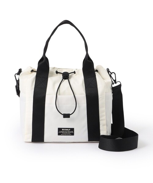 ECOALF(エコアルフ)の「CLAUDIA 2WAY バッグ / CLAUDIA BAG(ショルダーバッグ・レディース・オフホワイト/ブラック・FREE)」の1枚目の写真
