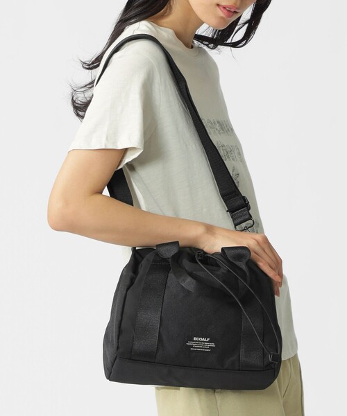 ECOALF(エコアルフ)の「CLAUDIA 2WAY バッグ / CLAUDIA BAG(ショルダーバッグ・レディース・オフホワイト/ブラック・FREE)」の4枚目の写真