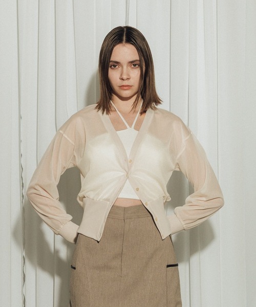 CITY TOKYO(シティトウキョウ)の「【CITY TOKYO/シティートウキョウ】2piece Tops/ツーピーストップス/セットアイテム(アンサンブル・レディース・ホワイト/ブラック/ブルー・FREE)」の1枚目の写真