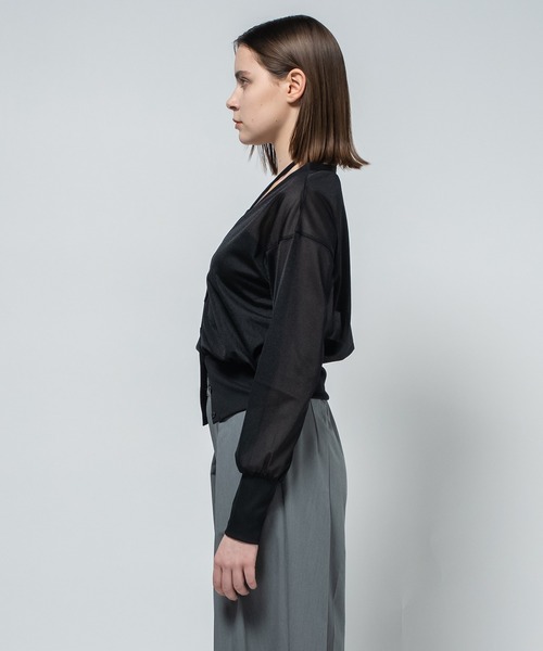 CITY TOKYO(シティトウキョウ)の「【CITY TOKYO/シティートウキョウ】2piece Tops/ツーピーストップス/セットアイテム(アンサンブル・レディース・ホワイト/ブラック/ブルー・FREE)」の14枚目の写真