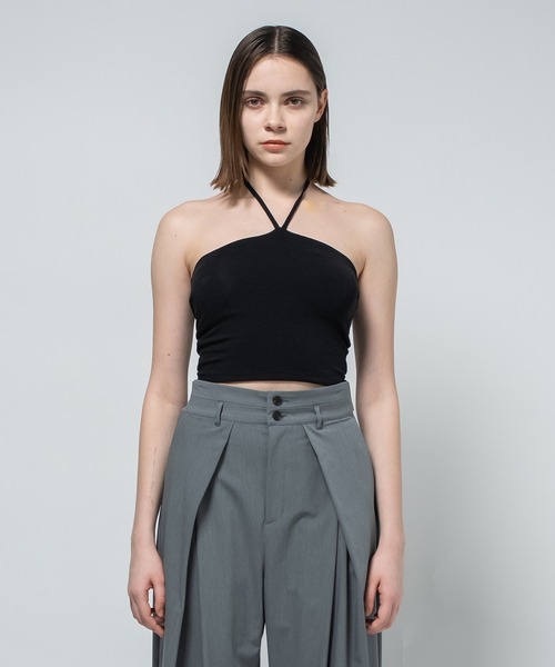 CITY TOKYO(シティトウキョウ)の「【CITY TOKYO/シティートウキョウ】2piece Tops/ツーピーストップス/セットアイテム(アンサンブル・レディース・ホワイト/ブラック/ブルー・FREE)」の16枚目の写真