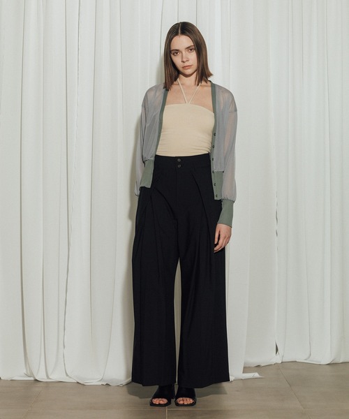 CITY TOKYO(シティトウキョウ)の「【CITY TOKYO/シティートウキョウ】2piece Tops/ツーピーストップス/セットアイテム(アンサンブル・レディース・ホワイト/ブラック/ブルー・FREE)」の20枚目の写真