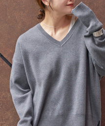 JOURNAL STANDARD（ジャーナルスタンダード）の「《WEB限定》ウォッシャブルTEXBRID Vプルオーバー（ニット/セーター）」