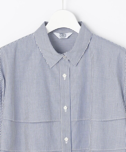 J.PRESS(ジェイプレス)の「COTTON TEX ブラウス(シャツ/ブラウス・レディース・ネイビー系1/ライトグレー系/サックスブルー系・T15/T13)」の9枚目の写真