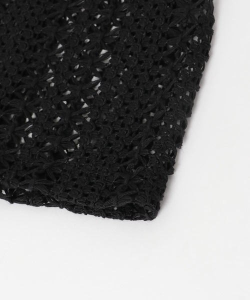 SMELLY（スメリー）の「クロシェレースビーニー（ニットキャップ/ビーニー・レディース・ブラック/ホワイト系その他・-）」の14枚目の写真