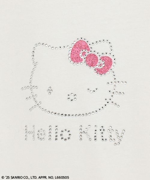 Candy Stripper（キャンディストリッパー）の「【HELLO KITTY】RHINE STONE BABY Tシャツ（Tシャツ/カットソー・レディース・ブラック/オフホワイト/ピンク・FREE）」の11枚目の写真
