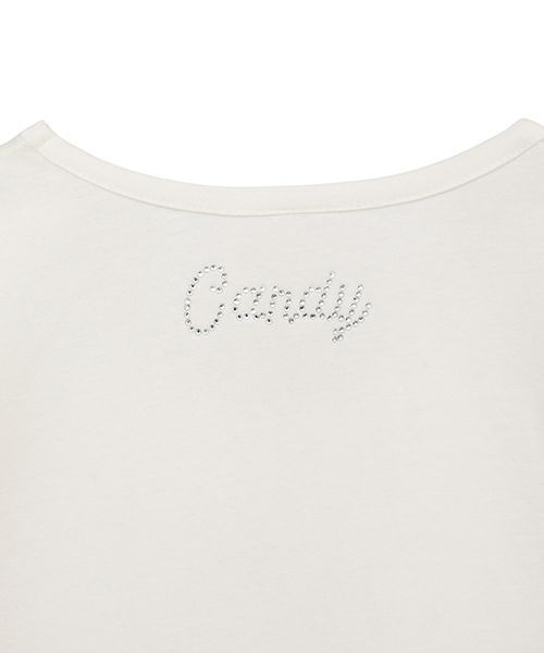 Candy Stripper（キャンディストリッパー）の「【HELLO KITTY】RHINE STONE BABY Tシャツ（Tシャツ/カットソー・レディース・ブラック/オフホワイト/ピンク・FREE）」の8枚目の写真