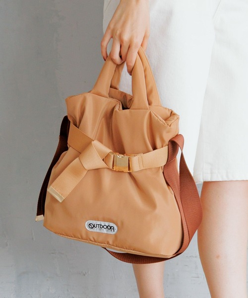 OUTDOOR PRODUCTS(アウトドアプロダクツ)の「BARNYARDSTORM / OUTDOOR PRODUCTS(アウトドアプロダクツ) / 中綿トート【WEB限定カラー】(ショルダーバッグ・レディース・ブラック/ゼブラ/レオパード/キャメル/ブラウン/ホワイト系その他/モカ・FREE)」の5枚目の写真