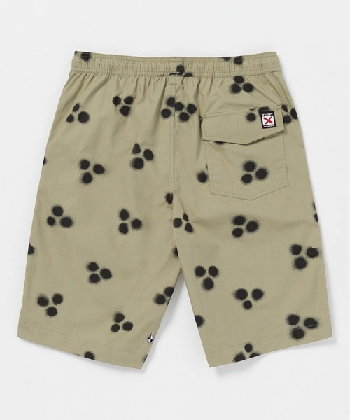 VOLCOM(ボルコム)の「【VOLCOM/ボルコム】Schroff X Volcom Elastic Waist Shorts/ウエストゴム総柄ショートパンツ(その他パンツ・メンズ・ベージュ系その他・SMALL/MEDIUM/LARGE)」の3枚目の写真