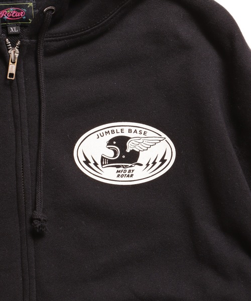 ROTAR（ローター）の「JUMBLE BASE Helmet Zip Up PARKA（パーカー・メンズ・ライトオリーブ/ブラック/ミックスグレー・X-LARGE/LARGE/MEDIUM/SMALL）」の5枚目の写真