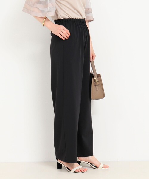 MICO COULIER(ミコクリエ)の「CICA配合サークルストレッチワイドパンツ(その他パンツ・レディース・ベージュ/ブラック・36/38)」の13枚目の写真