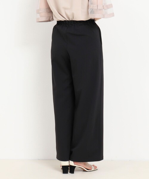 MICO COULIER(ミコクリエ)の「CICA配合サークルストレッチワイドパンツ(その他パンツ・レディース・ベージュ/ブラック・36/38)」の15枚目の写真