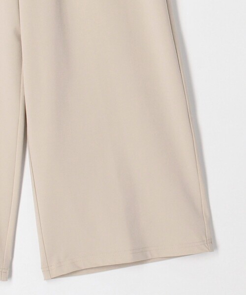 MICO COULIER(ミコクリエ)の「CICA配合サークルストレッチワイドパンツ(その他パンツ・レディース・ベージュ/ブラック・36/38)」の4枚目の写真