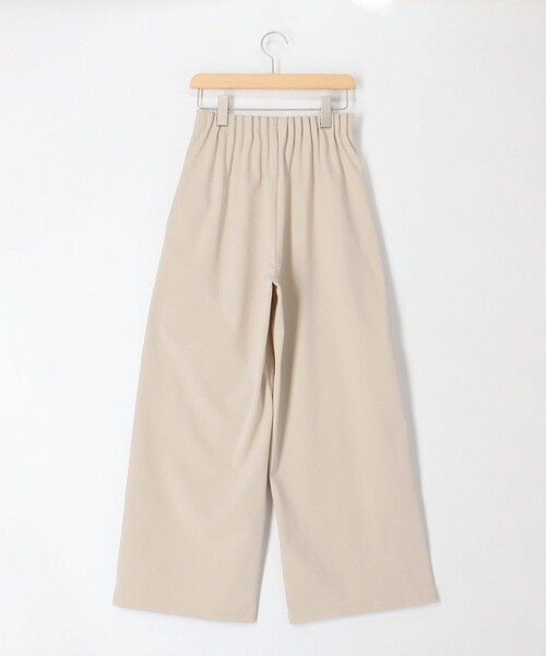 MICO COULIER(ミコクリエ)の「CICA配合サークルストレッチワイドパンツ(その他パンツ・レディース・ベージュ/ブラック・36/38)」の5枚目の写真