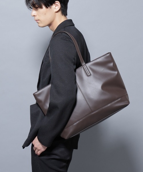 WEB限定/シンセティックレザートートバック（トートバッグ