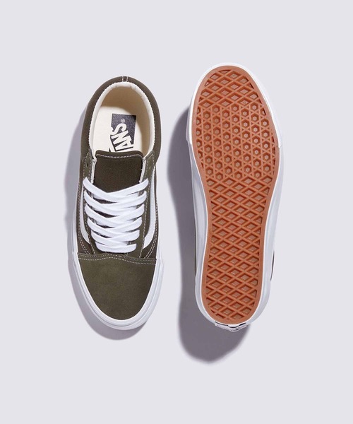 VANS（バンズ）の「VANS PREMIUM オールドスクール（スニーカー・メンズ・オリーブ・4.5/5/5.5/6/6.5/7/7.5/8/8.5/9/9.5/10/10.5/11/11.5/12/4）」の3枚目の写真
