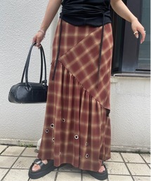 【限定品】AMERI vintage ウールフレアスカート 限定品】AMERI vintage ウールフレアスカート