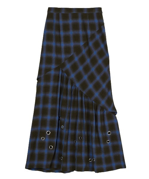 CHECK EYELET SEMI FLARE SKIRT（スカート）｜Ameri（アメリ）の