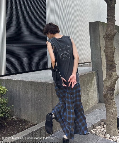 CHECK EYELET SEMI FLARE SKIRT（スカート）｜Ameri（アメリ）の