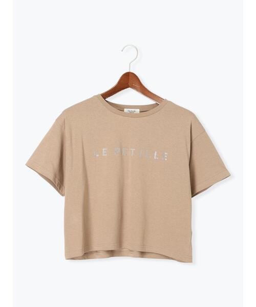 Te chichi TERRASSE（テチチテラス）の「【接触冷感】ラインストーンクロップドTシャツ（Tシャツ/カットソー・レディース・オフホワイト/モカ/ブラック・F）」の7枚目の写真