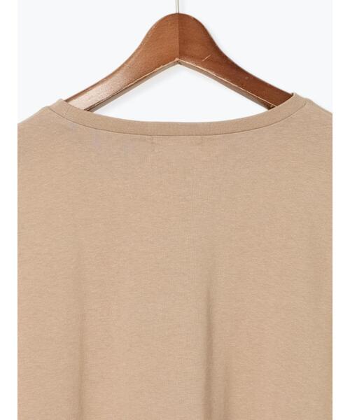 Te chichi TERRASSE（テチチテラス）の「【接触冷感】ラインストーンクロップドTシャツ（Tシャツ/カットソー・レディース・オフホワイト/モカ/ブラック・F）」の12枚目の写真