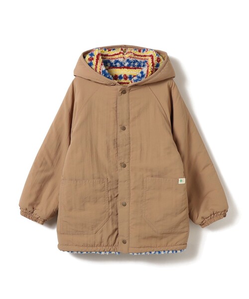 BEAMS mini(ビームスミニ)の「リバーシブル 総柄ボア フードコート 2025FW(90~140cm)(その他アウター・キッズ・ベージュ/オリーブ・100/140/130/120/110/90)」の16枚目の写真