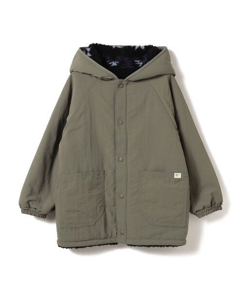 BEAMS mini(ビームスミニ)の「リバーシブル 総柄ボア フードコート 2025FW(90~140cm)(その他アウター・キッズ・ベージュ/オリーブ・100/140/130/120/110/90)」の19枚目の写真