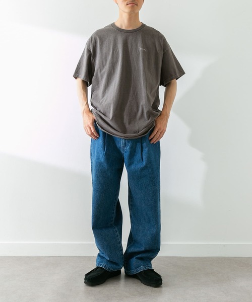 PENNEYS(ぺニーズ)の「『別注』PENNEYS×Sonny Label ピグメントショートスリーブTシャツ(Tシャツ/カットソー・メンズ・オフホワイト/ブラック/ブラウン/ブルー/ネイビー/レッド・ONE)」の7枚目の写真