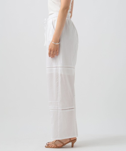 BAYFLOW（ベイフロー）の「[トレンドアイテム]パッチワークレースパンツ（その他パンツ・レディース・ブラック/ホワイト・FREE）」の12枚目の写真