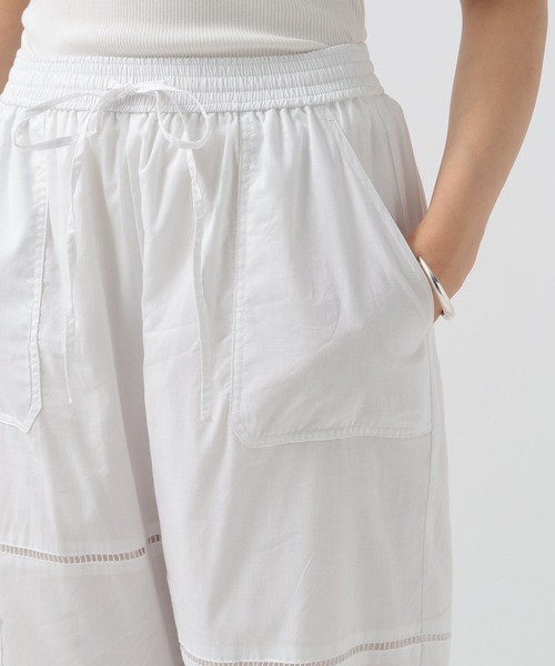 BAYFLOW（ベイフロー）の「[トレンドアイテム]パッチワークレースパンツ（その他パンツ・レディース・ブラック/ホワイト・FREE）」の15枚目の写真