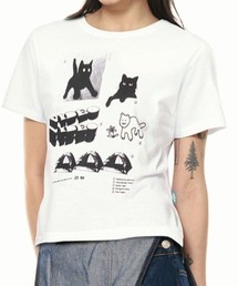 tシャツ 「UNISEX」Video Jockey／Cat ringer T レディース メンズ UNISEX】Video Jockey／Cat ringer T（Tシャツ/カットソー